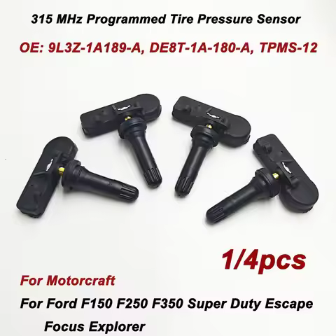 9L3Z-1A189-A 315MHz TPMS Programmed TPMS Sensor For F150 Fiesta Flex Focus Fusion Mustang Lincoln 9L