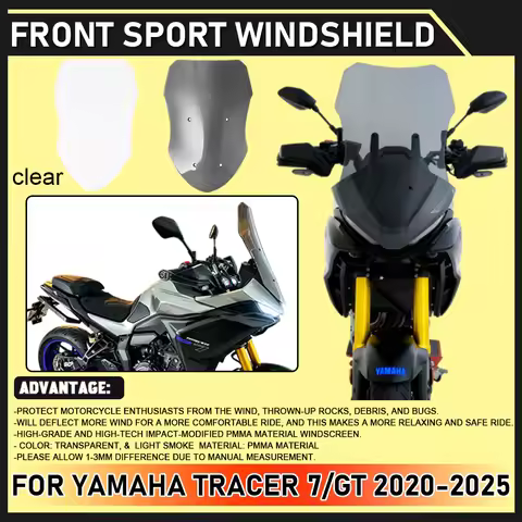 2020-2026 Tracer 7/7GT Motorcycle Front Windscreen Fairing Spoiler Deflectors For Yamaha TRACER 7/GT
