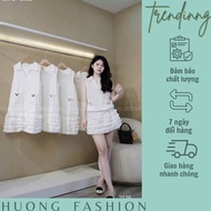 Huong fashion ruffle shirt dress