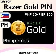 Razer Gold PIN Philippines Gift Card PH ⚡ PHP 20/50/100 E-GiftCard ⚡ UU TOP  24/7 Chatroom Delivery