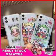 Joker Billie Eilish Casing Iphone 12 Pro Max 11 XS MAX XR 7 8 Plus Transparent Drop Protect Casing D