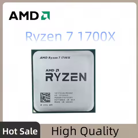 2026 AMD Socket AM4 Ryzen 7 1700X R7 1700X 3.4 GHz 8-Core CPU Processor YD170XBCM88AE