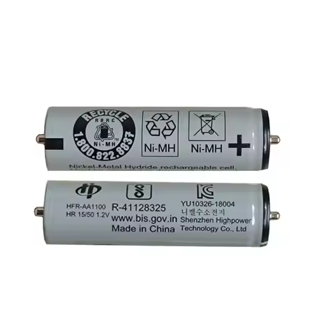 2 Batteries Compatible With Braun Series 1, Series 3, SmartControl Shavers, hair clippers (2200mAh 2