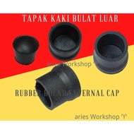 Round External Rubber Cap GETAH HITAM BULAT LUAR UNTUK TAPAK KAKI MEJA KERUSI