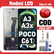 LCD redmi A3 4G/ A3x 4G/ poco C61 4G Compatible For Original Glass Touch Screen Digitizer