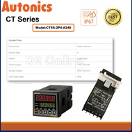 AUTONICS CT6S-2P4 COUNTER TIMER, 6 DIGIT, 100-240VAC ~ CT6S-2P4