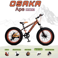 จักรยานล้อโต 20 นิ้ว 7 Speed Fat bike  OSAKA รุ่น APE EDITION (เกียร์ Shimano 7 Sp มาตรฐานจากญี่ปุ่น)-มีเก็บปลายทาง-