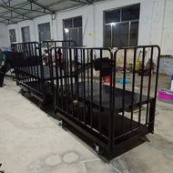 ST/🥦Factory Use Platform Trolley Fence Double Layer Electric Vehicle Greenhouse Mobile Tool Car1Ton Trolley 8EKT