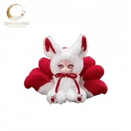 Genuine Fuyou Kyubi no Youko plush doll blind box nine-tailed fox good luck healthy and safe ornamen