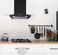 TECNOSTAR เครื่องดูดควัน แบบติดผนัง สีดำ รุ่น TNS HD 3460 BB