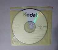 全新未使用 Kodak DVD-RW 複寫光碟片 複寫燒錄片 空白光碟燒錄片 4.7GB 4X 白色