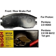 Proton Perdana Brake Pad Front Rear BP239 BP254 Bosch 6A12 4G63 0986AB3239 0986AB3254 Proton Perdana