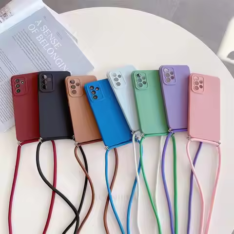 A 34 24 54 14 Crossbody Lanyard Case For Samsung Galaxy A54 A34 A24 A14 M54 M13 4G 5G 2023 Fashion C