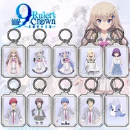 Acrylic Keychain Double Sided DIY, Transparent Keychain Anime [9-nine- Ruler's Crown]