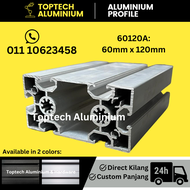 [Ready Stock/Heavy-duty] 60120 Aluminium profile conveyor 60x120 custom length 20cm/40cm/60cm/80cm/1