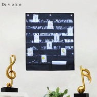 [Cuticate1] Pocket Chart Hanging Wall Chart Organizer for Teaching Supplies Homeschool