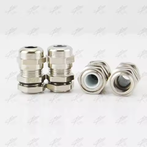 PG7 PG9 PG11 PG13.5 PG16 PG21 PG29 Nickel Brass Metal IP68 Waterproof Cable Glands Connector Wire
