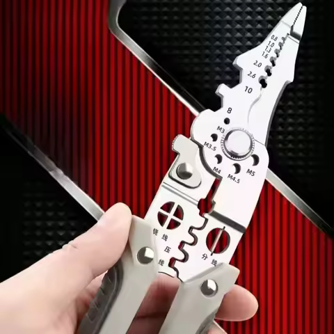 Multi Functional Electrician Pliers For Wire Splitting And Stripping Specialized For Electricians