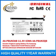 AA-PBUN3AB 11.4V 43Wh 3870mAh AA-PBUN3QB Genuine Original Laptop Battery For Samsung Notebook 7 BA43