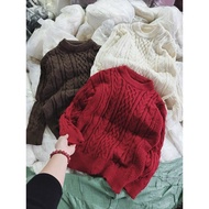 Hot hit rope sweater in 3 colors, aviation tag, beautiful quality