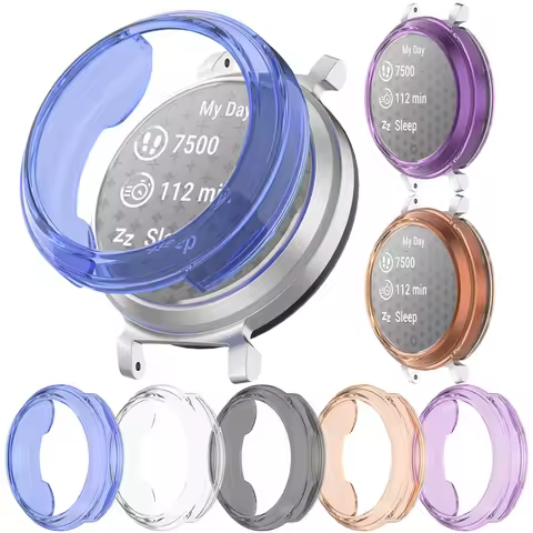 TPU Watch Protective Case Shell for Garmin Lily 2 Soft Silicone Screen Protector Case Cover For Garm