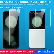 Imak Samsung Galaxy W25 Flip 5G Full Cover Screen Protector Outer + Inner Hydrogel Film
