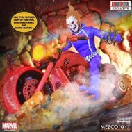 查克收藏+美版限量 BBTS限定 MEZCO One:12 Marvel 惡靈戰警&amp;地獄摩托車 惡靈騎士
