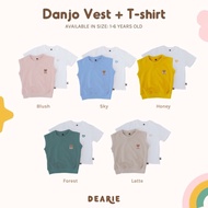 Terkeren DEARIE - Danjo Vest + T-shirt - baju atasan outer rompi anak