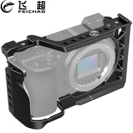 FEICHAO Full Camera Cage for Sony A6000/  A6300 / A6400 / A6500 DSLR Camera Vlog Case with Cold Shoe