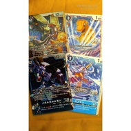 🟥🟦(S)JP Agumon Gabumon WarGreymon MetalGarurumon BT22 Cyber Eden Digimon Card Game Toei Bandai デジモン 