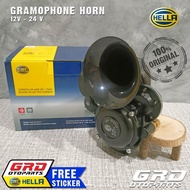 Asli Klakson Angin Hella Air Horn Gramophone Truck Scania Volvo 12V -