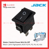 MESIN Speed Switch Power On Off Sewing Machine Highspeed JACK F3, F4, F5, F6, A2, A2s