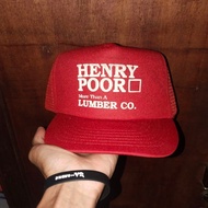 Henry Poor Lumber Co trucker vtg hat.
