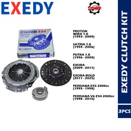 EXEDY CLUTCH KIT PROTON WIRA 1.8 SATRIA 1.8 PUTRA 1.8 EXORA BOLD PERDANA E55 2000cc PERDANA V6 E54 2