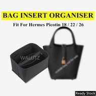 for Hermes Picotin 18 22 26  handbag insert inner beg organizer