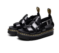 Dr ประตู Martens Air Wair ฤดูร้อนใหม่ผู้หญิงรองเท้ามาร์ตินกลางแจ้งแนวโน้มแฟชั่นหนา Soled ชายหาดรองเท