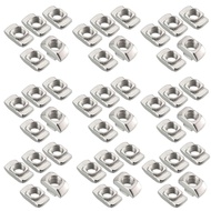 COLORF 10/50pcs For 2020 3030 4040 4545 Series EU Standard Home Improvement T-Slot Aluminum Profiles