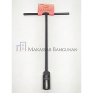 HITAM Ats T Sock Lock 19 mm Black / T Lock