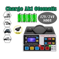 12v 24v Charger Aki Mobil Motor Truck Kapal Elektrik Otomatis 800AH/1000AH/1200AH 400W Lead Acid Sm