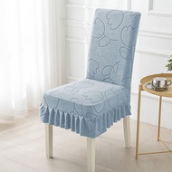 1 Piece Premium Velvet Chair Cover Soft Dining Seat Cover Home Decoration
