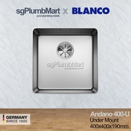 Blanco Andano 400U Undermount Stainless Steel Kitchen Sink sgPlumbmart x Blanco Germany