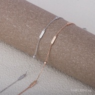 Foot Jewelry Eternal INS Wind Through Body Silver Rose S925Simple Anklet for Women gold Light Luxury