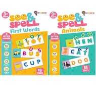 See And Spells 3 Letters Words Games - Animals/ First Words  (Pegasus)