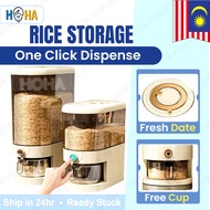 Rice Dispenser Rice Storage 10/20kg Insect Moisture Proof Cereal Container Bekas Beras Tong Beras Ke