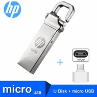 Ready Stock! HP USB Flash Drive 1TB Metal Pendrive OTG adapter