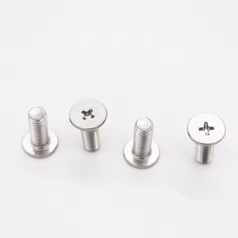 CM M1.4 M1.6 M2 M2.5 M3 M4 M5 M6 M8 A2-70 304 Stainless Steel Cross Phillips Ultra Thin Super Low Fl