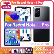 Super AMOLED For Xiaomi Redmi Note 11 Pro 5G LCD Display Touch Screen Digitizer Assembly Replacement
