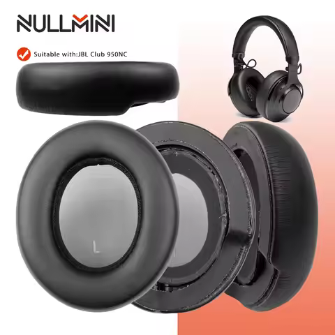 NullMini Replacement Earpads for JBL Club 950NC Headphones Earmuff Headband Sleeve Ear Cushion Cover