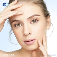 EO Flexwear Illusions Sandalwood | Brown Contact Lens (12 months)(-5.00 to -12.00)