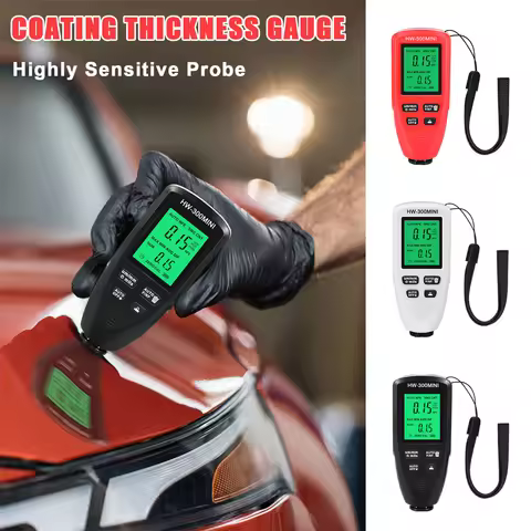 HW-300PRO Digital Automotive Thickness Tester Automotive Paint Tester Ultra Precision Digital Coatin